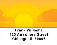 Golden Sun Daze Address Labels | LBBBC-86