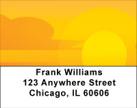 Golden Sun Daze Address Labels | LBBBC-86