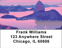 Rio de Janeiro Address Labels | LBBBC-88