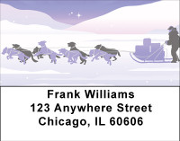 Dog Sledding Address Labels | LBBBC-95