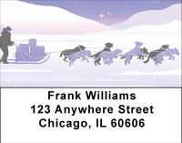 Dog Sledding Address Labels | LBBBC-95