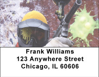 Paintball Wars Address Labels | LBBBD-06