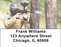 Paintball Wars Address Labels | LBBBD-06
