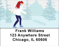 Sporty Women Address Labels | LBBBD-11