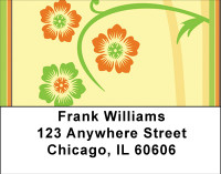 Warm Spring Florals Address Labels | LBBBD-14