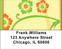Warm Spring Florals Address Labels | LBBBD-14