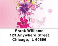 Sassy Flower Fashions Address Labels | LBBBD-33