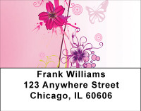 Sassy Flower Fashions Address Labels | LBBBD-33