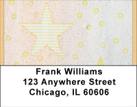 Star Crazed Euros Address Labels | LBBBD-36