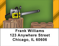 Behind The Woodpile Address Labels | LBBBD-45