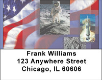 A Salute To NASA Address Labels | LBBBD-55