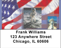 A Salute To NASA Address Labels | LBBBD-55