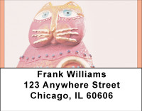 Artistic Cats Address Labels | LBBBD-84
