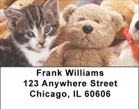Kitten Cuddles Address Labels | LBBBD-85
