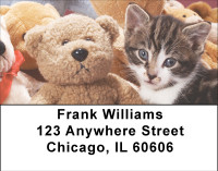 Kitten Cuddles Address Labels | LBBBD-85