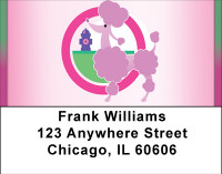 Prissy Poodles Address Labels | LBBBD-97