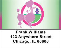 Prissy Poodles Address Labels | LBBBD-97