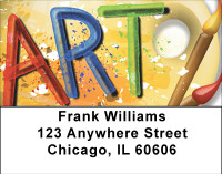 Art For Artists Address Labels | LBBBE-18