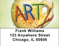 Art For Artists Address Labels | LBBBE-18