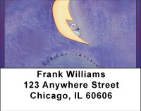 Shoot For The Moon Address Labels | LBBBE-21