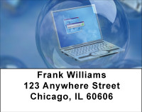 Bubbling Laptops Address Labels | LBBBE-24