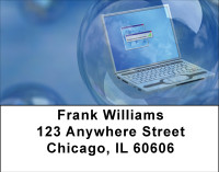 Bubbling Laptops Address Labels | LBBBE-24