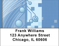 Hardware Blues Address Labels | LBBBE-26