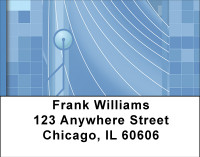 Hardware Blues Address Labels | LBBBE-26
