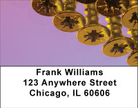 Golden Screws Address Labels | LBBBE-30