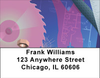 Construction Career Address Labels | LBBBE-34