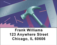 Construction Career Address Labels | LBBBE-34