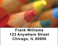 School Art Supplies Address Labels | LBBBE-45