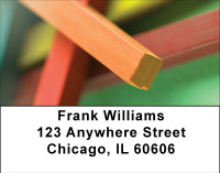 School Art Supplies Address Labels | LBBBE-45