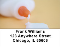 School Art Supplies Address Labels | LBBBE-45