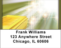 High Tech Communication Address Labels | LBBBE-53