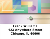 High Tech In Technicolor Address Labels | LBBBE-57
