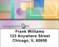High Tech In Technicolor Address Labels | LBBBE-57