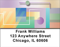 High Tech In Technicolor Address Labels | LBBBE-57
