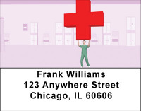 The Red Cross Address Labels | LBBBE-71