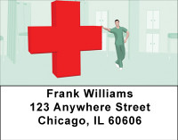 The Red Cross Address Labels | LBBBE-71
