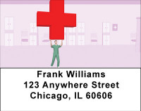 The Red Cross Address Labels | LBBBE-71