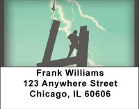 Nerves Of Steel Address Labels | LBBBE-73