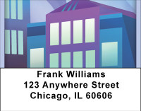 Cities Never Sleep Address Labels | LBBBE-74