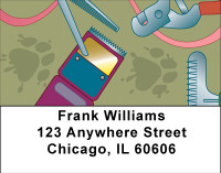 Pet Grooming Supplies Address Labels | LBBBE-76