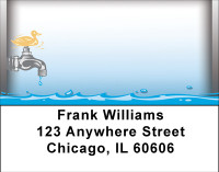 Time For A Plumber Address Labels | LBBBE-78