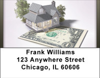 The House That Money Built Address Labels | LBBBE-86