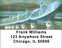 Space Age Communication Address Labels | LBBBE-90