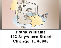 Vintage Sewing Machines Address Labels | LBBBE-91