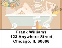 A Day At The Spa Address Labels | LBBBE-93