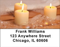Candlelight Spa Address Labels | LBBBE-94
